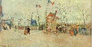 Vincent Van Gogh Street Scene in Montmartre Spain oil painting artist